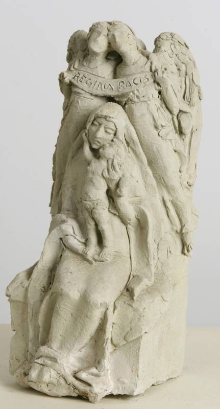 Madonna col bambino e angeli Regina pacis