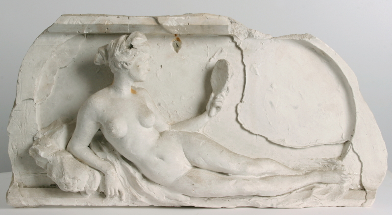 Figura femminile con specchio