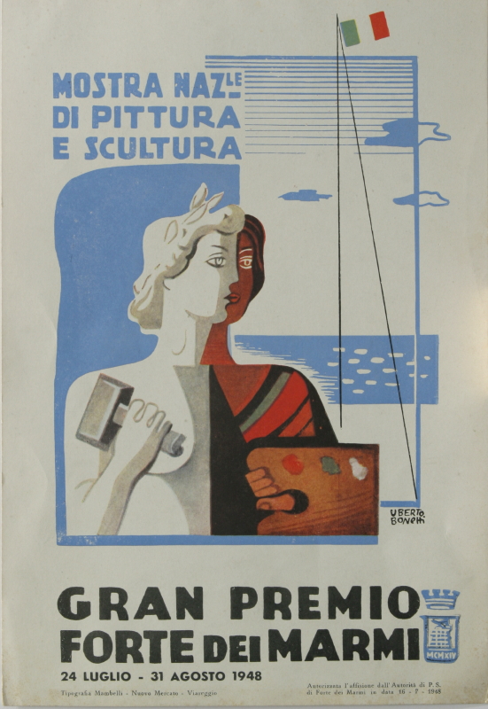 Locandina pubblicitaria per il Gran Premio Forte dei Marmi