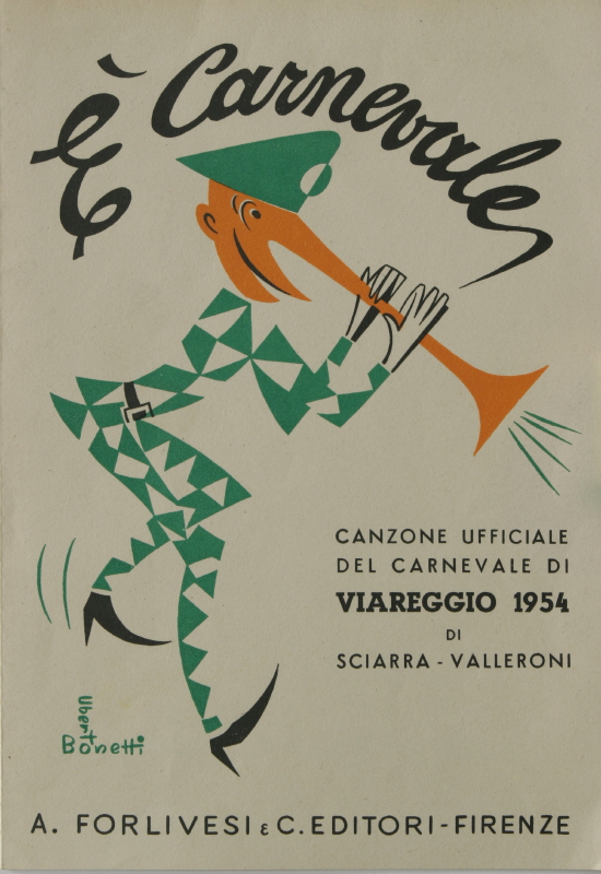 Copertina per la canzone ufficiale del Carnevale di Viareggio