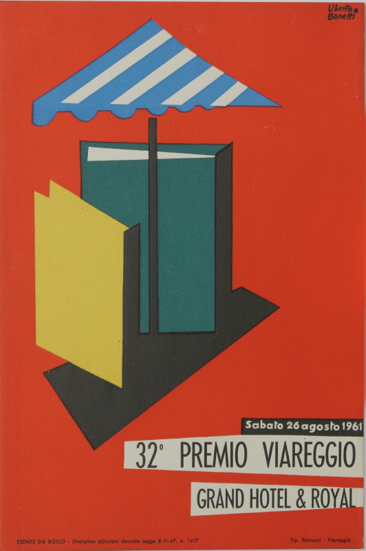 Locandina del XXXII Premio Letterario Viareggio