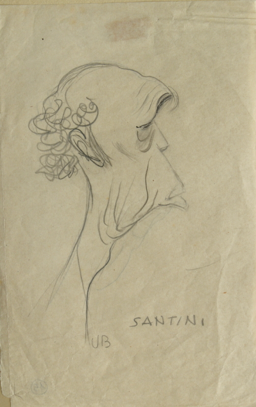 Caricatura di Renato Santini