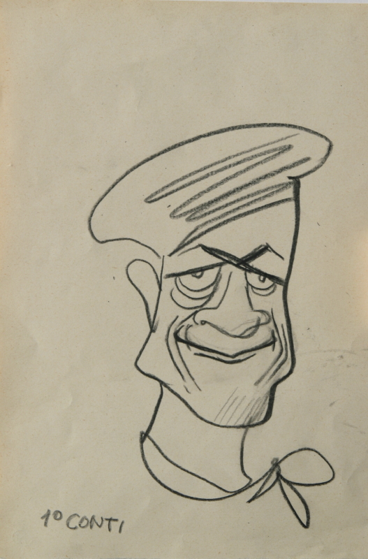 Caricatura di Primo Conti