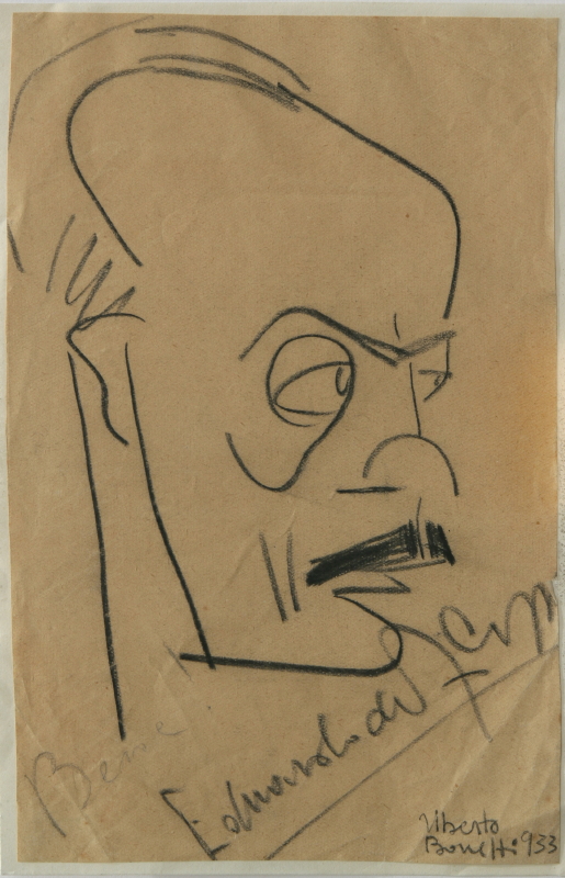 Caricatura di Eduardo De Filippo