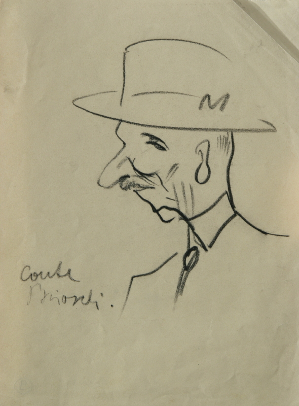 Caricatura del Conte Brioschi