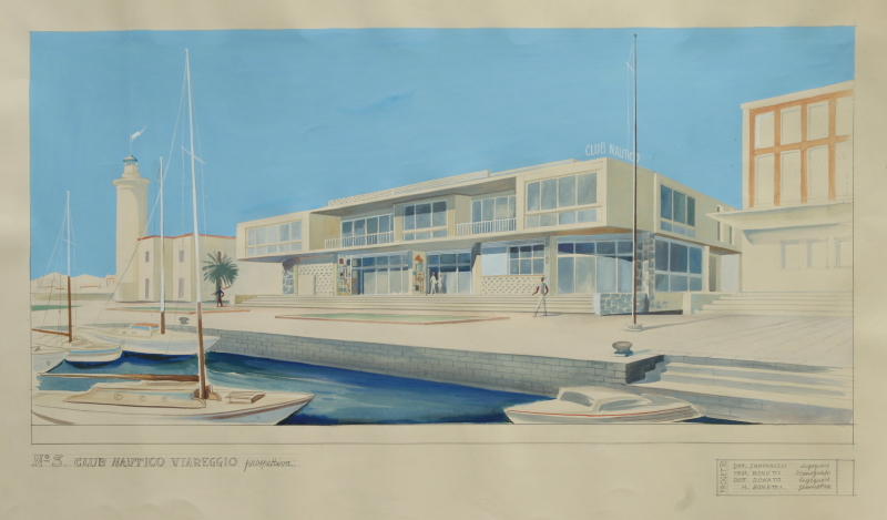 Progetto per il Club Nautico di Viareggio