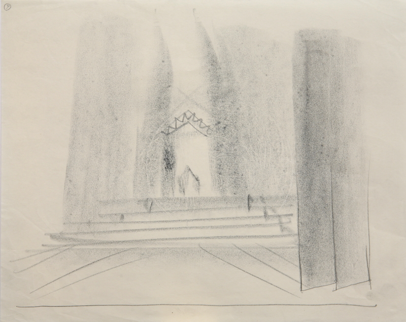 Schizzo per scenografia