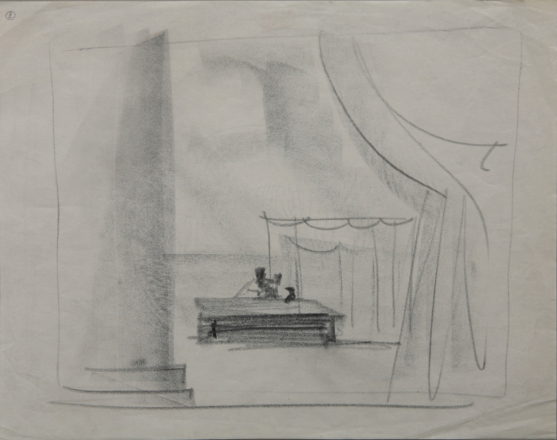Schizzo per scenografia