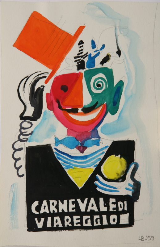 Studio per un manifesto del Carnevale
