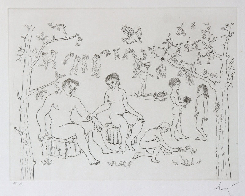 GAMC - Galleria di Arte Moderna - Opera : Paradiso perduto (4/40) - autore: Baj Enrico , immagine