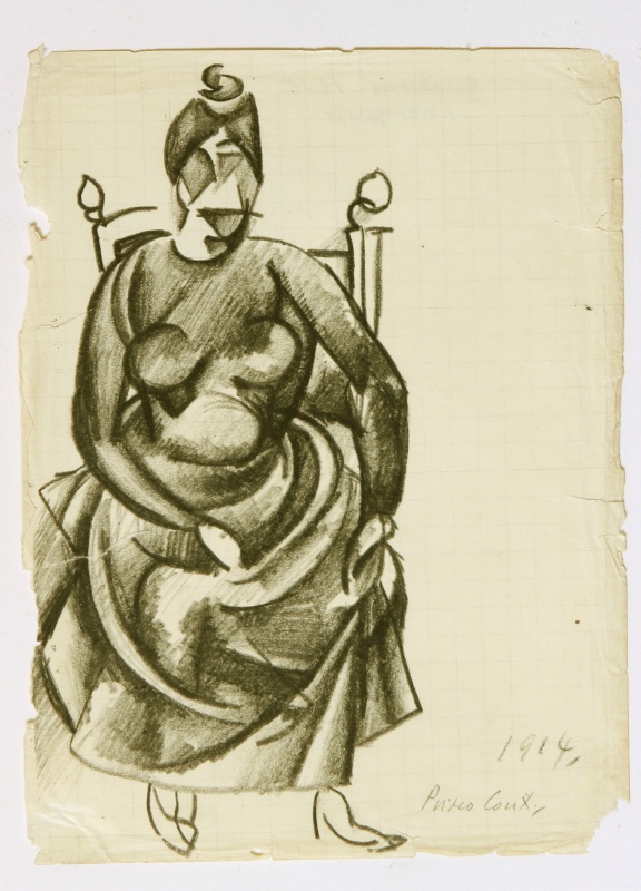 Donna seduta