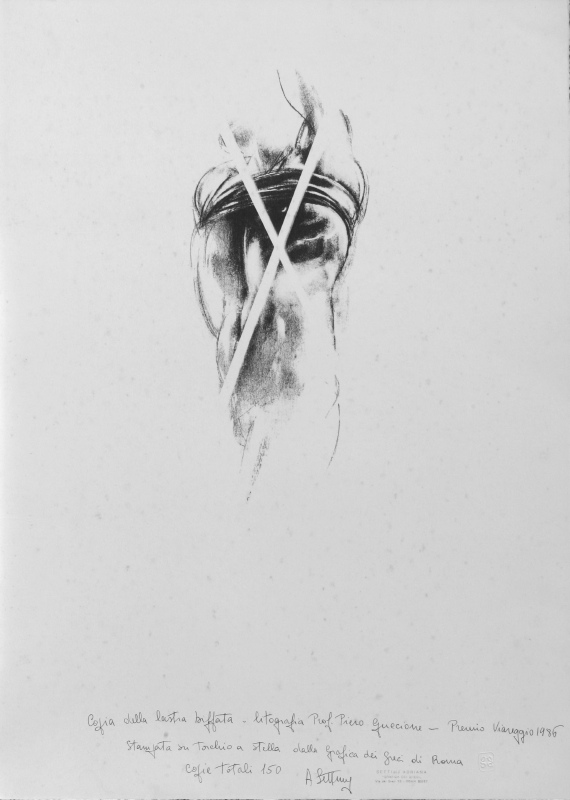 Studio per schiavo morente da Michelagelo