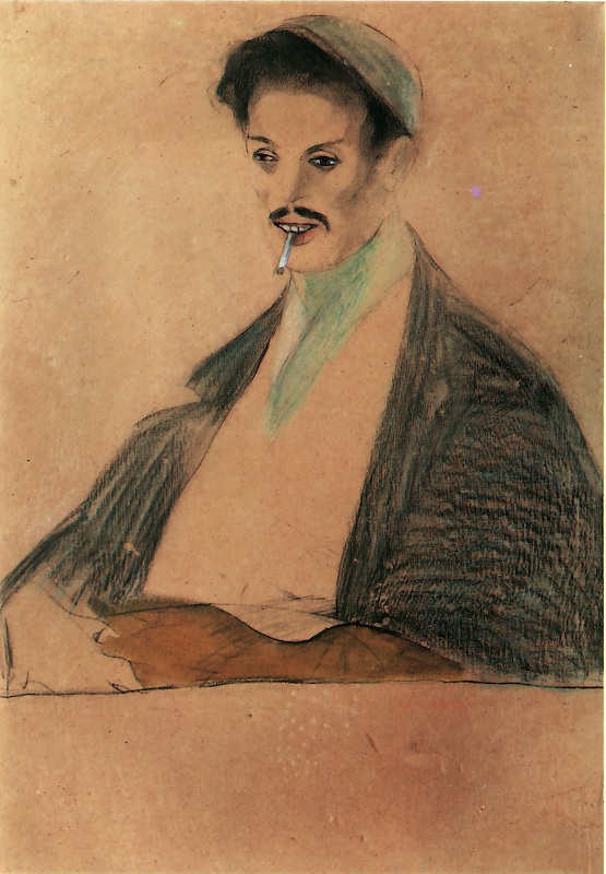 Giovane dalla sigaretta