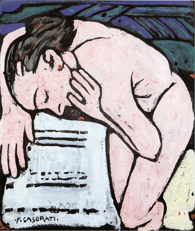 Nudo accasciato