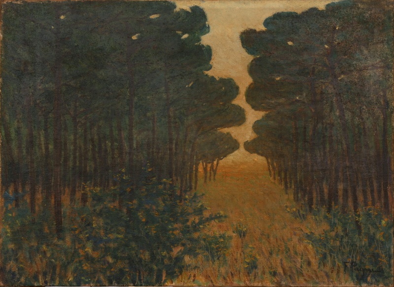 GAMC - Galleria di Arte Moderna - Opera : Pineta - autore: Pagni Ferruccio , immagine