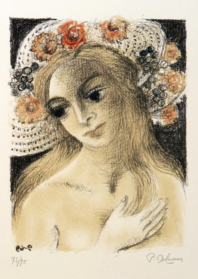 Le chapeau fleuri