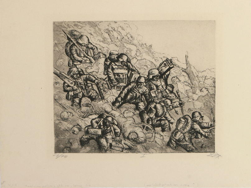 Maschinengewehr Zug geht vor (Some Nov 1916)
