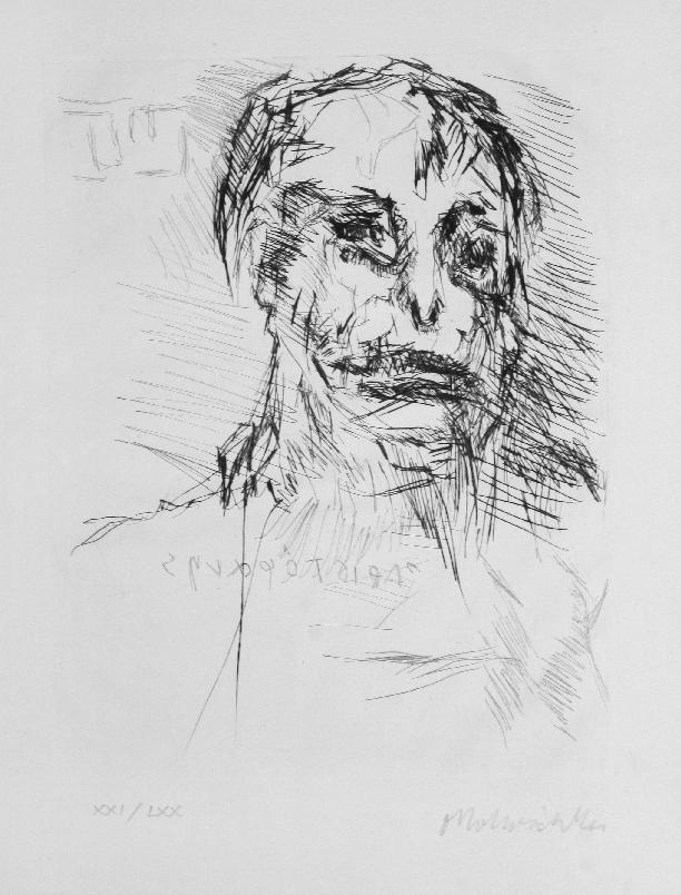 Immaginaeres Bildnis des Aristophanes
