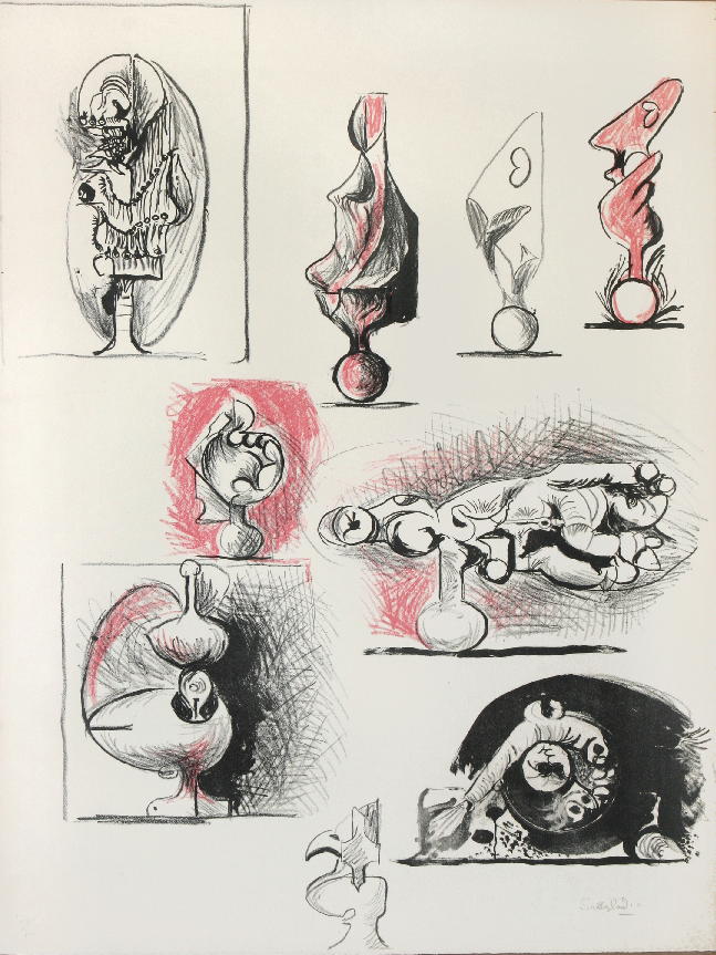 Sheet of studies