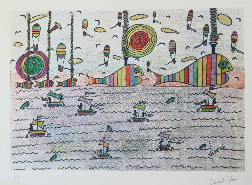 Viareggio. La spiaggia. Il mare