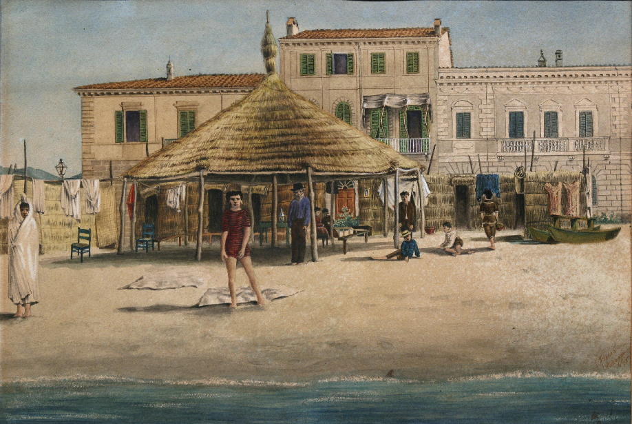Bagnanti a Viareggio