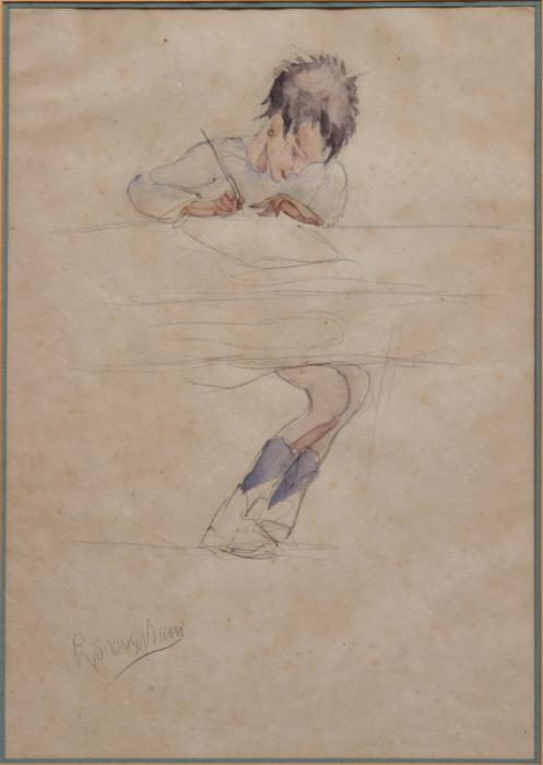 Bambino a scuola