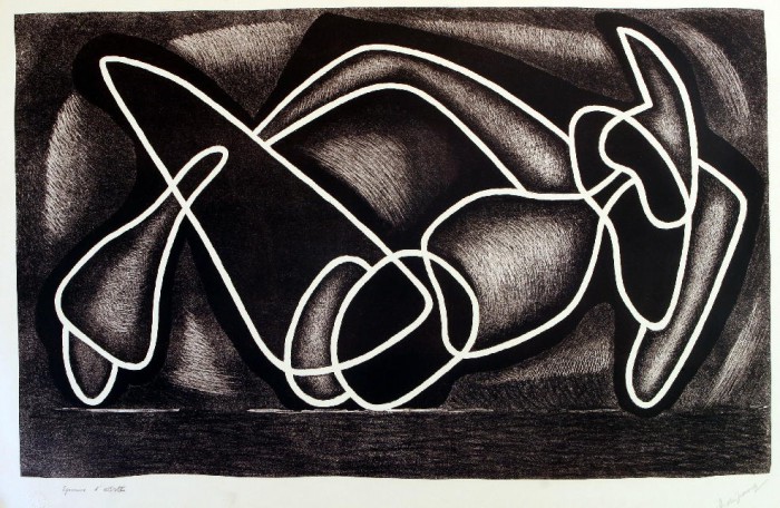 GAMC - Galleria di Arte Moderna - Opera : Les formes encerclèes - autore: 3751, Archipenko Alexander, Les formes encerclèes , immagine