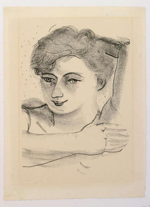 GAMC - Galleria di Arte Moderna - Opera : Tete de femme - autore: 3815, Derain Andr&EGRAVE;, Tete de femme , immagine