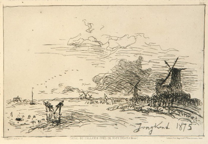Canal de Hollande prÉs e Rotterdam (Hiver)