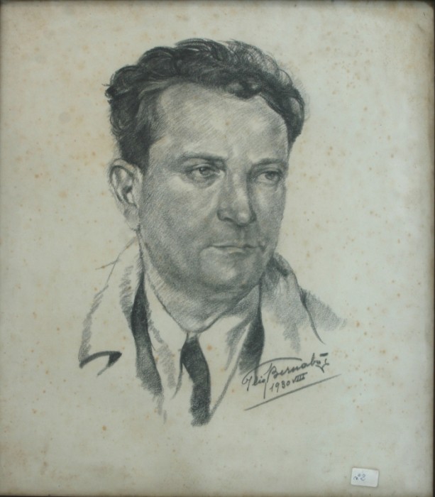 GAMC - Galleria di Arte Moderna - Opera : Ritratto di Angeloni - autore: 4112, Bernabò Ilio, Ritratto di Angeloni , immagine