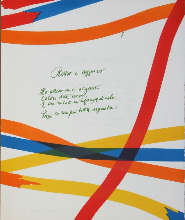 GAMC - Galleria di Arte Moderna - Opera : Rosso e azzurro - autore: 4251, , Rosso e azzurro , immagine