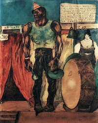 GAMC immagine opera, Lorenzo Viani, TGirovaghi, 1908, China e acquerello su carta, cm.45x36