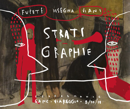 GAMC - Galleria di Arte Moderna - Mostra : STRATI-GRAPHIE FUPETE DISEGNA VIANI, immagine