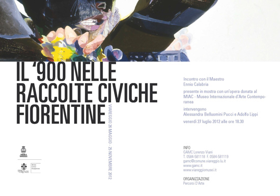 GAMC - Galleria di Arte Moderna - Mostra : INCONTRO CON IL MAESTRO ENNIO CALABRIA, immagine