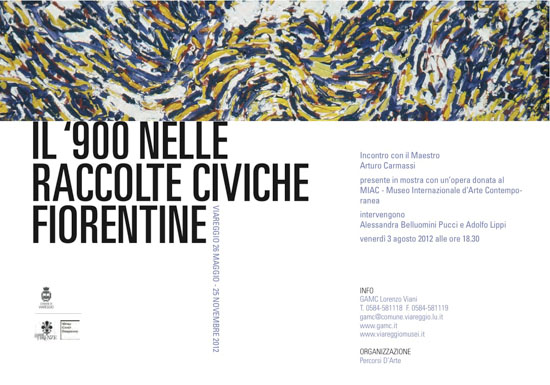 GAMC - Galleria di Arte Moderna - Mostra : INCONTRO CON IL MAESTRO ARTURO CARMASSI, immagine