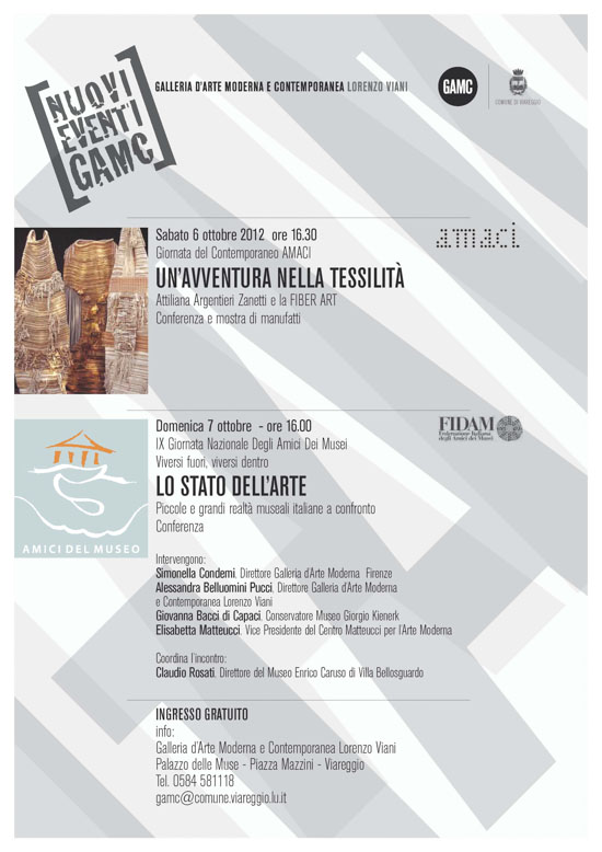 GAMC - Galleria di Arte Moderna - Mostra : NUOVI EVENTI ALLA GAMC, immagine