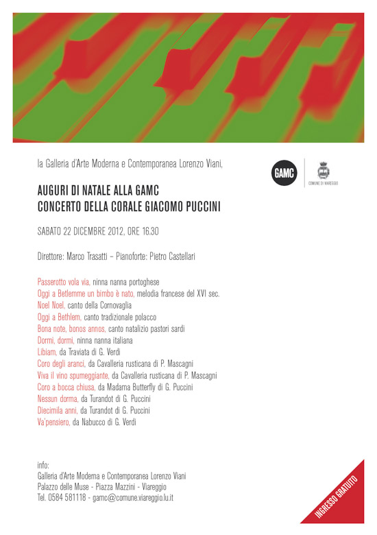 GAMC - Galleria di Arte Moderna - Mostra : AUGURI DI NATALE ALLA GAMC, immagine