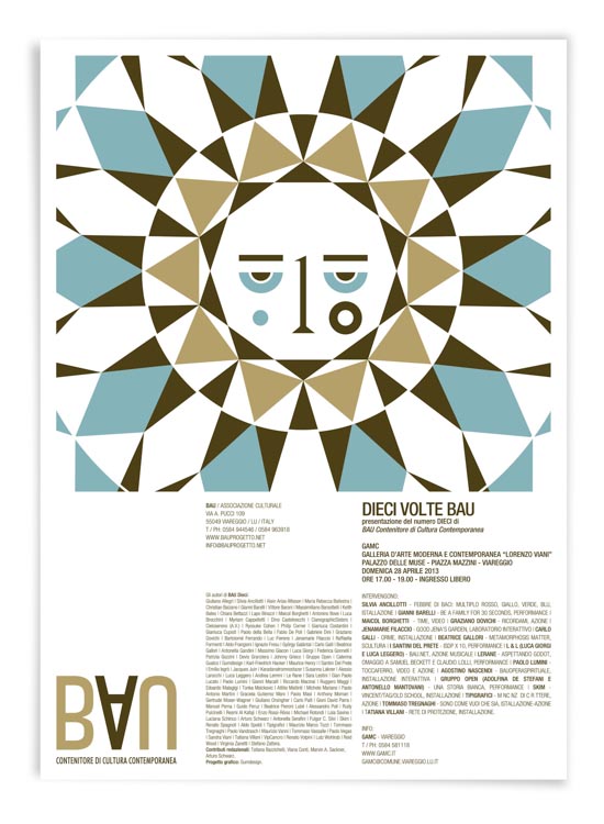 GAMC - Galleria di Arte Moderna - Mostra : DIECI VOLTE BAU - presentazione Contenitore di Cultura Contemporanea, immagine
