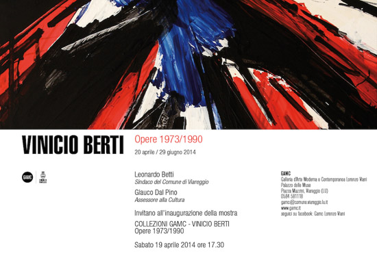 GAMC - Galleria di Arte Moderna - Mostra : VINICIO BERTI 1973/1990, immagine