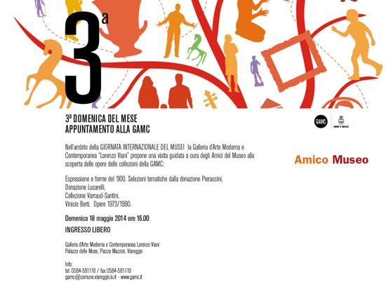 GAMC - Galleria di Arte Moderna - Mostra : GIORNATA INTERNAZIONALE DEI MUSEI - III DOMENICA DEL MESE APPUNTAMENTO, immagine
