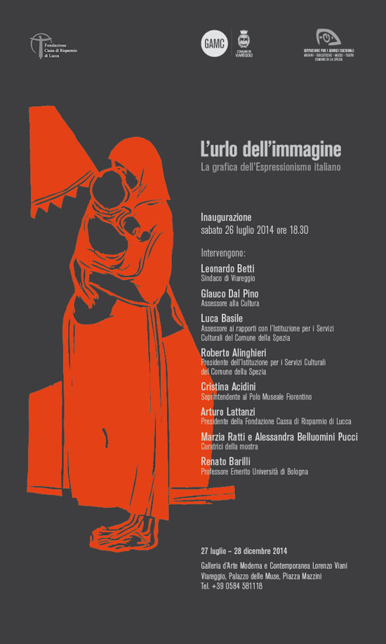 GAMC - Galleria di Arte Moderna - Mostra : L‘URLO DELL‘IMMAGINE La grafica dell‘Espressionismo italiano, immagine