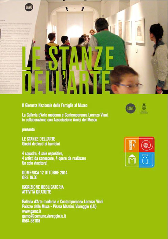 GAMC - Galleria di Arte Moderna - Mostra : LE STANZE DELL’ARTE. Attività didattiche dedicati ai bambini, immagine