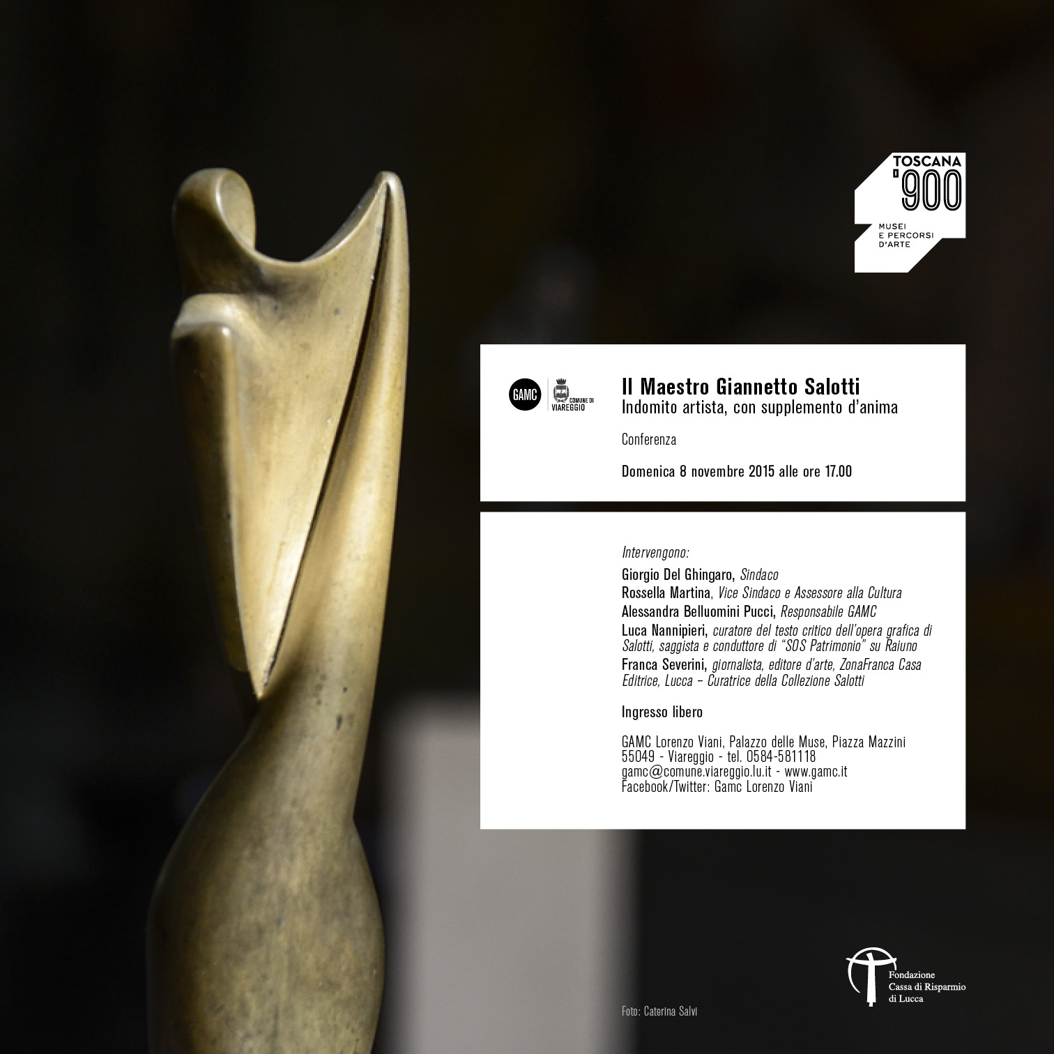 GAMC - Galleria di Arte Moderna - Mostra : IL MAESTRO GIANNETTO SALOTTI, immagine