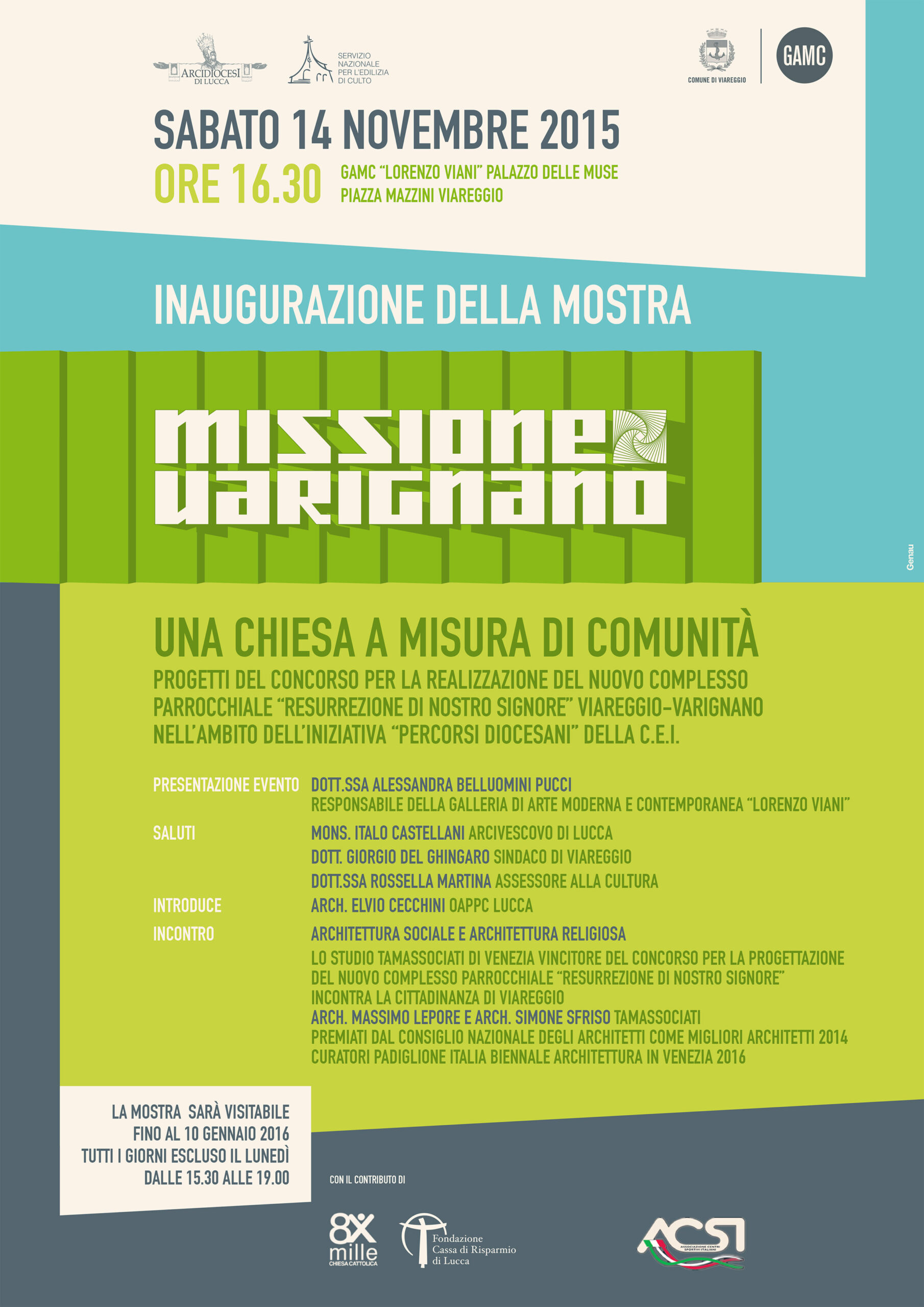 GAMC - Galleria di Arte Moderna - Mostra : Inaugurazione di 