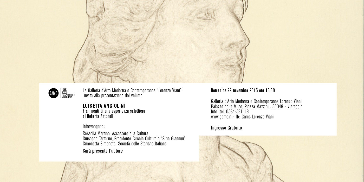 GAMC - Galleria di Arte Moderna - Mostra : LUISETTA ANGIOLINI. Frammenti di una esperienza salottiera, immagine