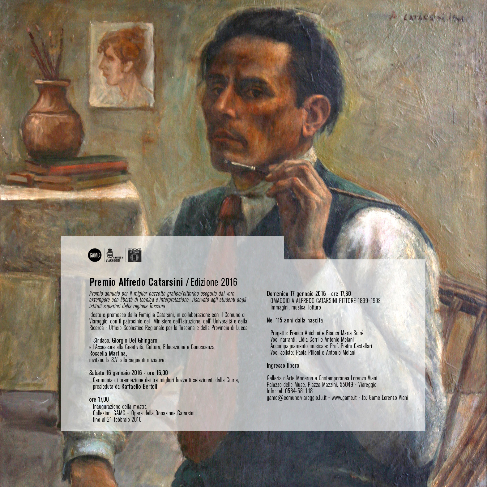 GAMC - Galleria di Arte Moderna - Mostra : Premio Alfredo Catarsini /Edizione 2016, immagine