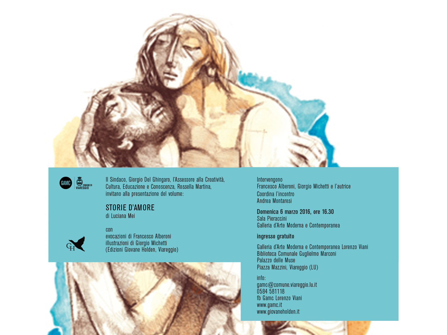 GAMC - Galleria di Arte Moderna - Mostra : STORIE D'AMORE di Luciana Mei, immagine