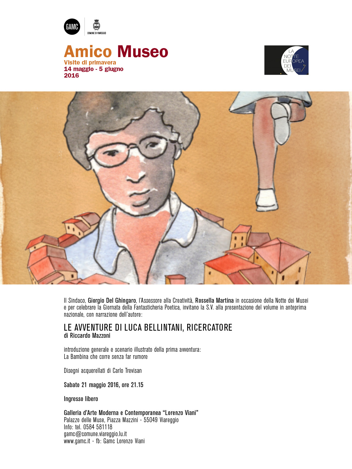 GAMC - Galleria di Arte Moderna - Mostra : GIORNATA DELLA FANTASTICHERIA POETICA. Le avventure di Luca Bellintani, immagine