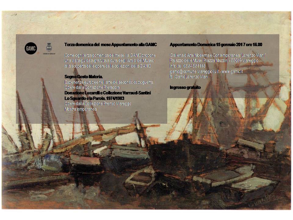 GAMC - Galleria di Arte Moderna - Mostra : Terza domenica del mese appuntamento alla GAMC, immagine