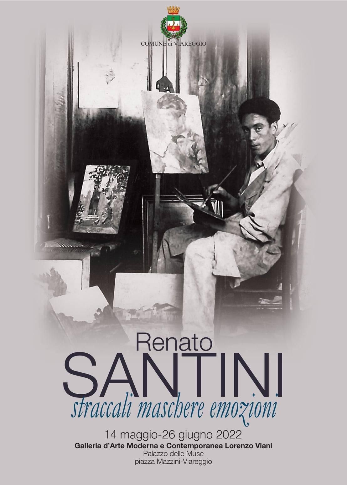 GAMC - Galleria di Arte Moderna - Mostra : Straccali, maschere ed emozioni nella pittura di Renato Santini, immagine